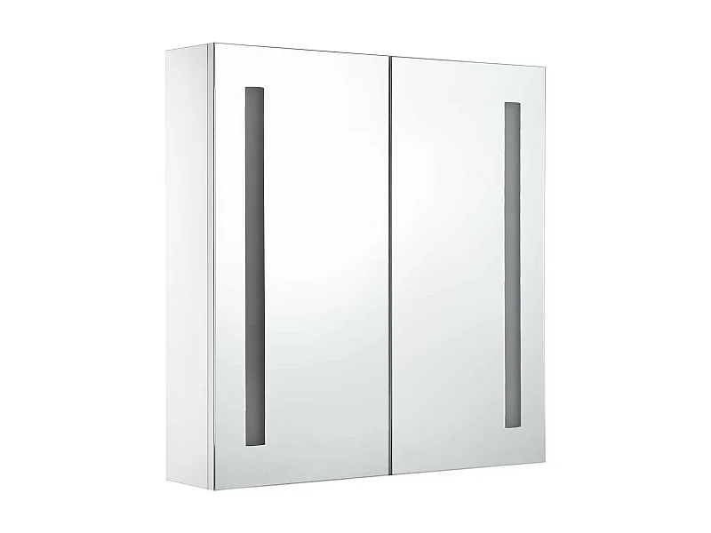 Armoire de salle de bain à miroir LED 62x14x60