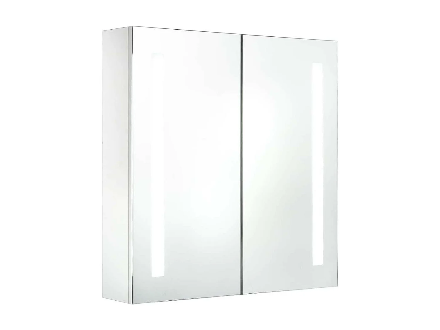 Armoire de salle de bain à miroir LED 62x14x60