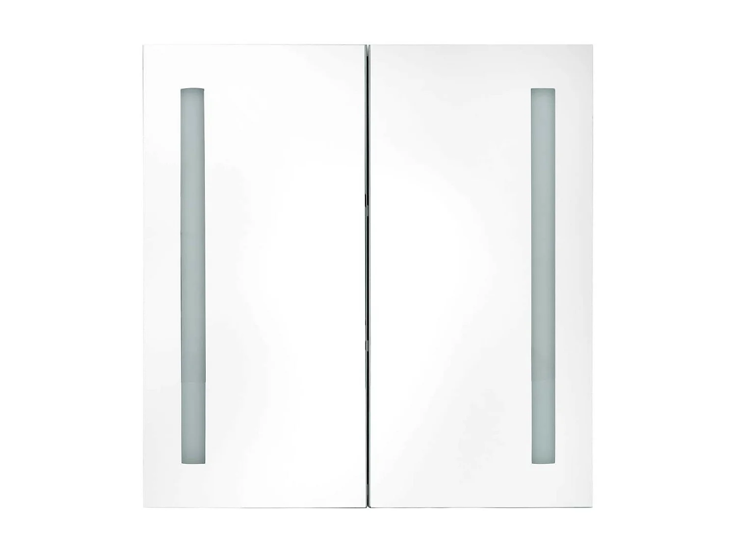 Armoire de salle de bain à miroir LED 62x14x60