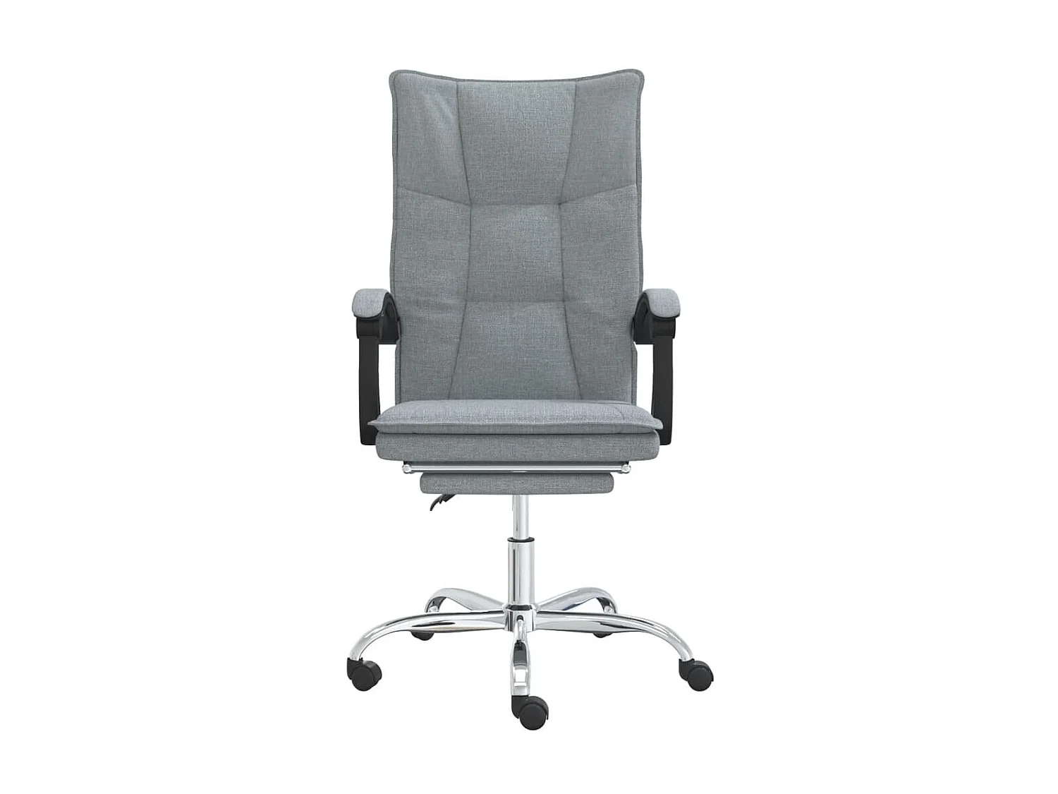 Fauteuil inclinable de bureau Gris clair Tissu