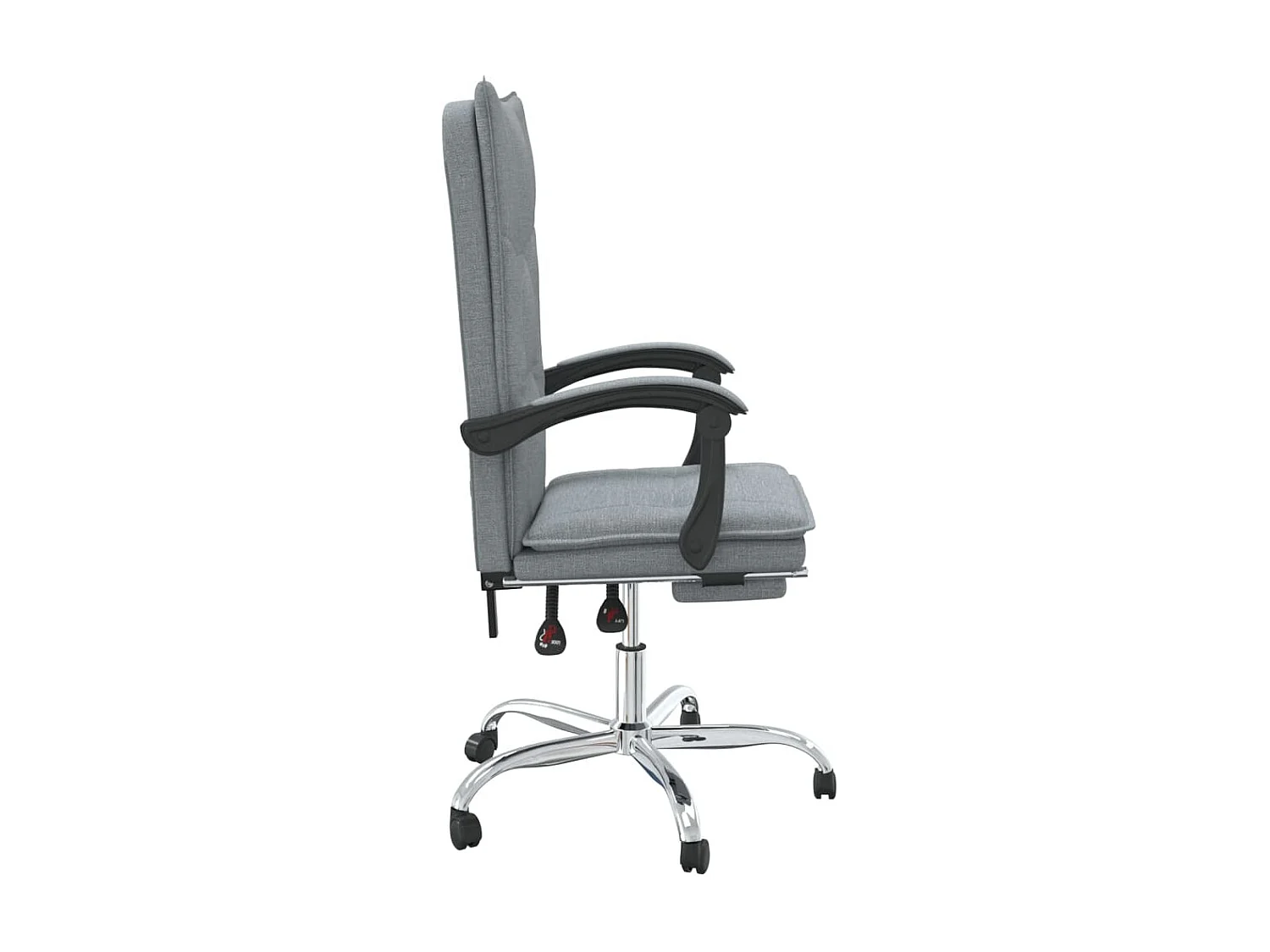 Fauteuil inclinable de bureau Gris clair Tissu