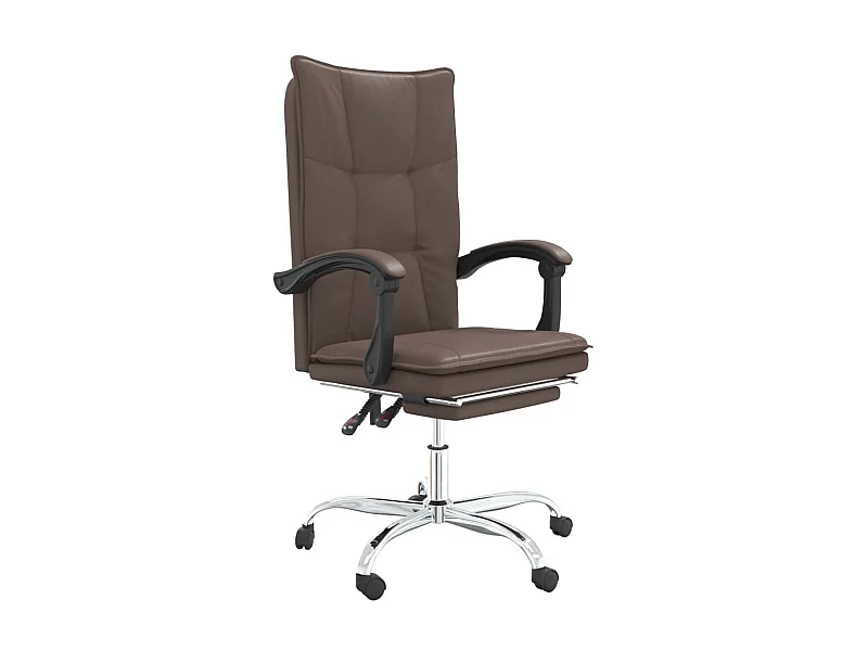Fauteuil inclinable de bureau Marron Similicuir 2