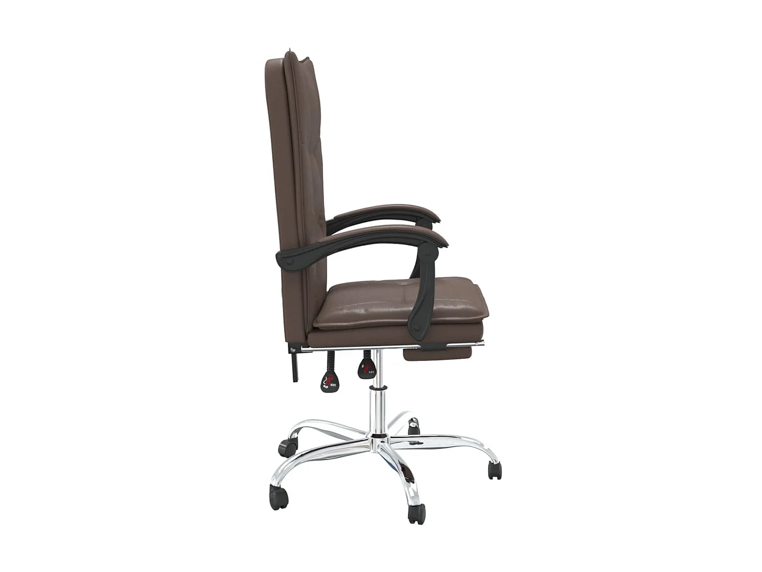 Fauteuil inclinable de bureau Marron Similicuir 2