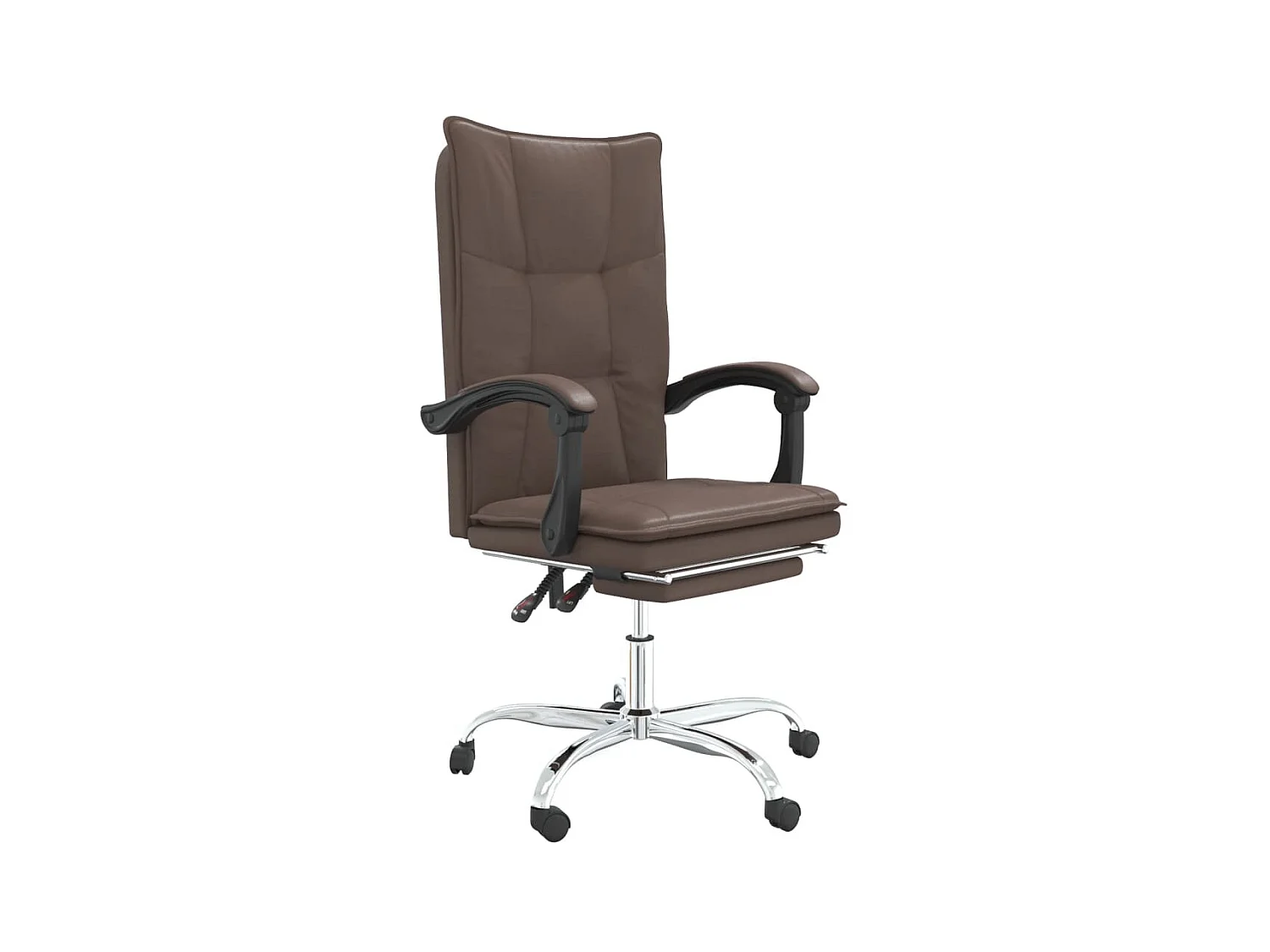 Fauteuil inclinable de bureau Marron Similicuir 2