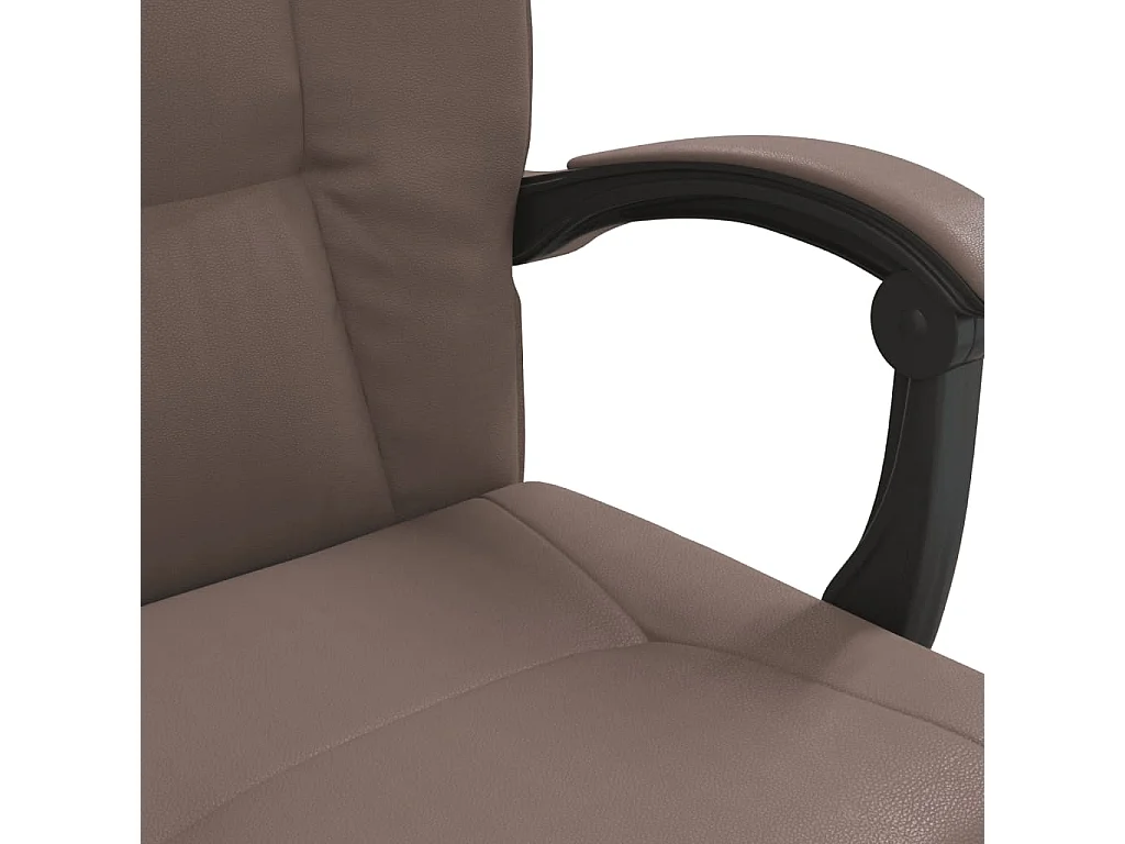 Fauteuil inclinable de bureau Marron Similicuir 2