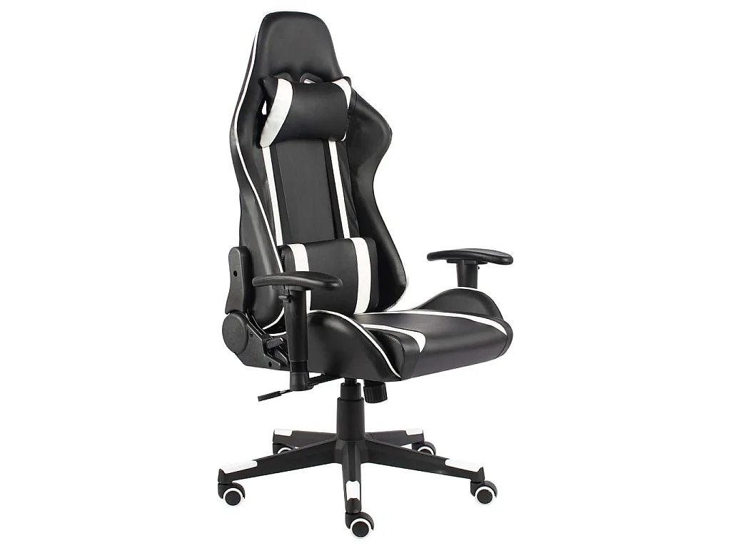 Chaise de jeu pivotante Blanc PVC