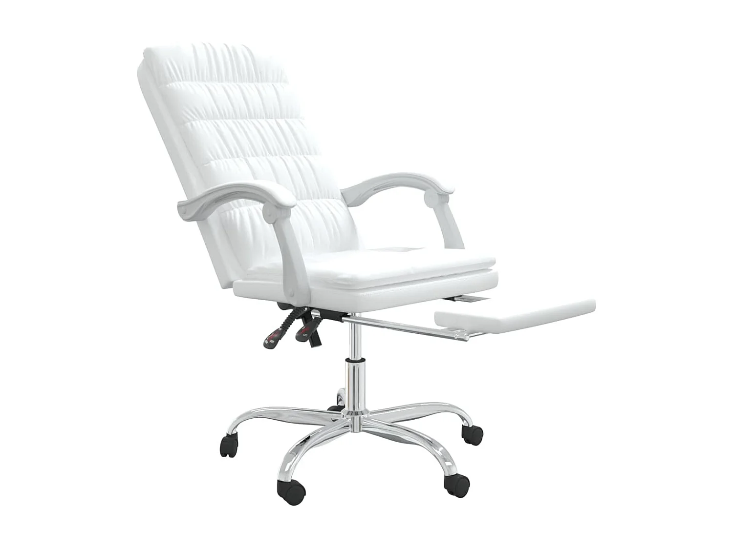 Fauteuil inclinable de bureau Blanc Similicuir