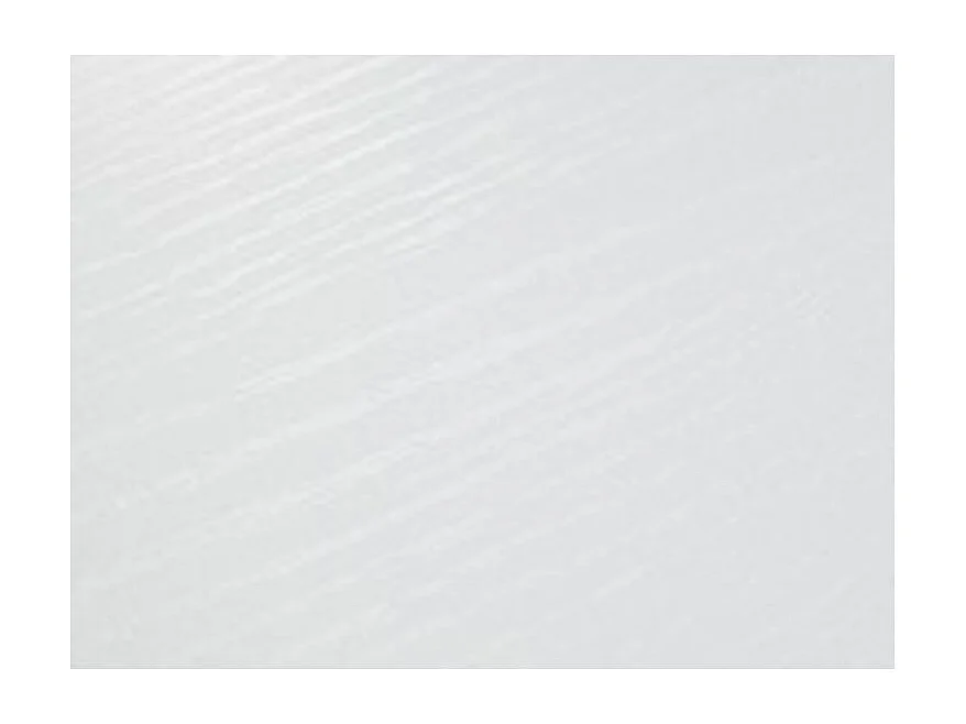 Table rectangulaire extensible orientale 6 à 20 personnes L 160 à 420cm frêne blanc et cadre métal doré Kazay