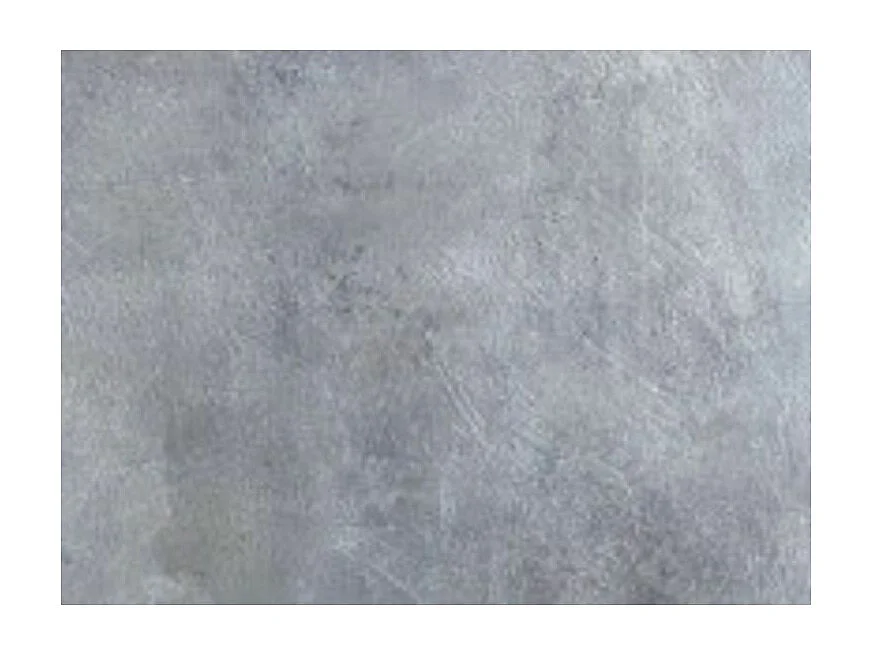 Table rectangulaire extensible orientale 6 à 18 personnes L 130 à 390cm gris béton et pieds métal doré Kazay