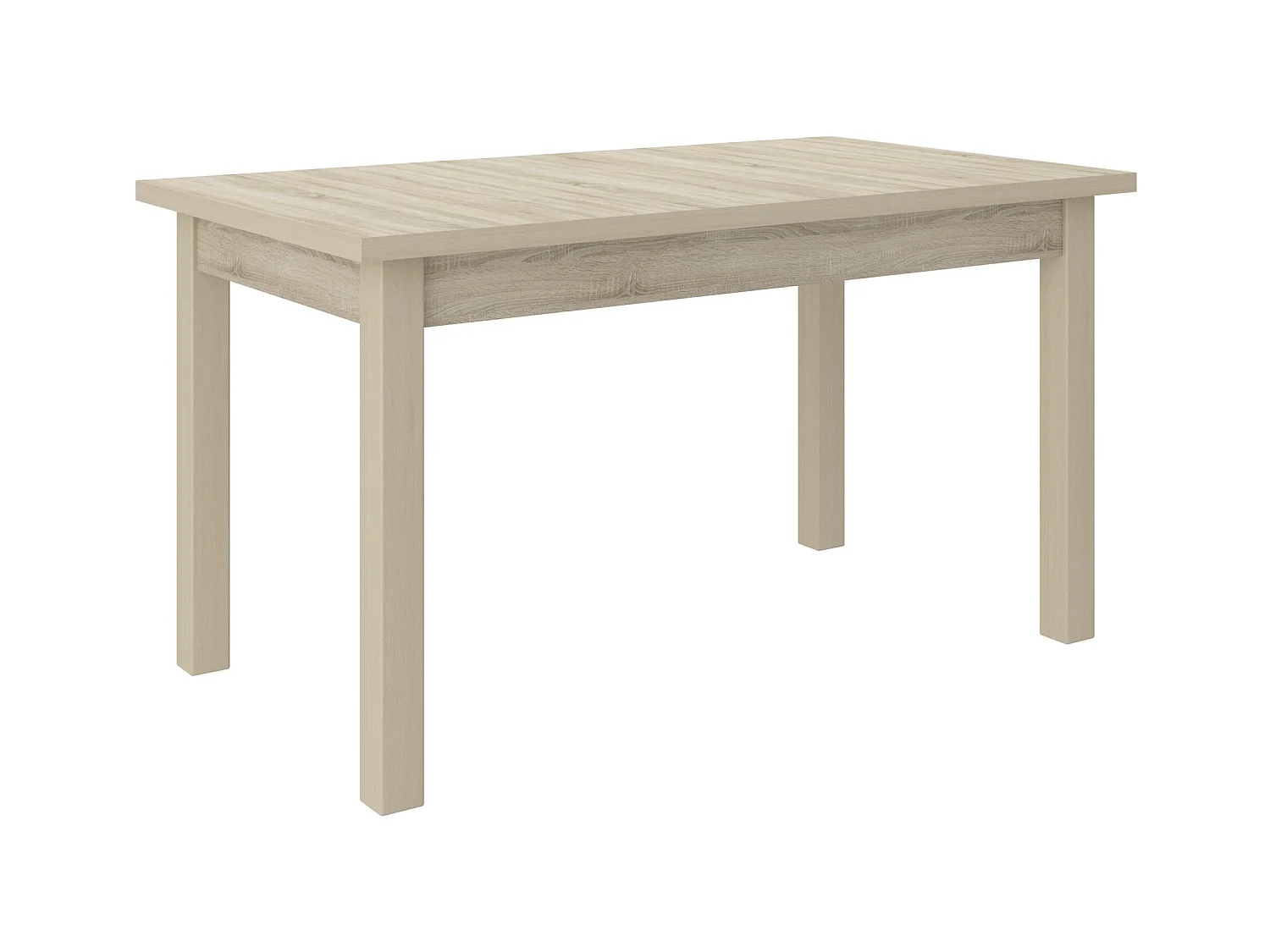 Table extensible 140-180cm en bois clair sonoma Komba