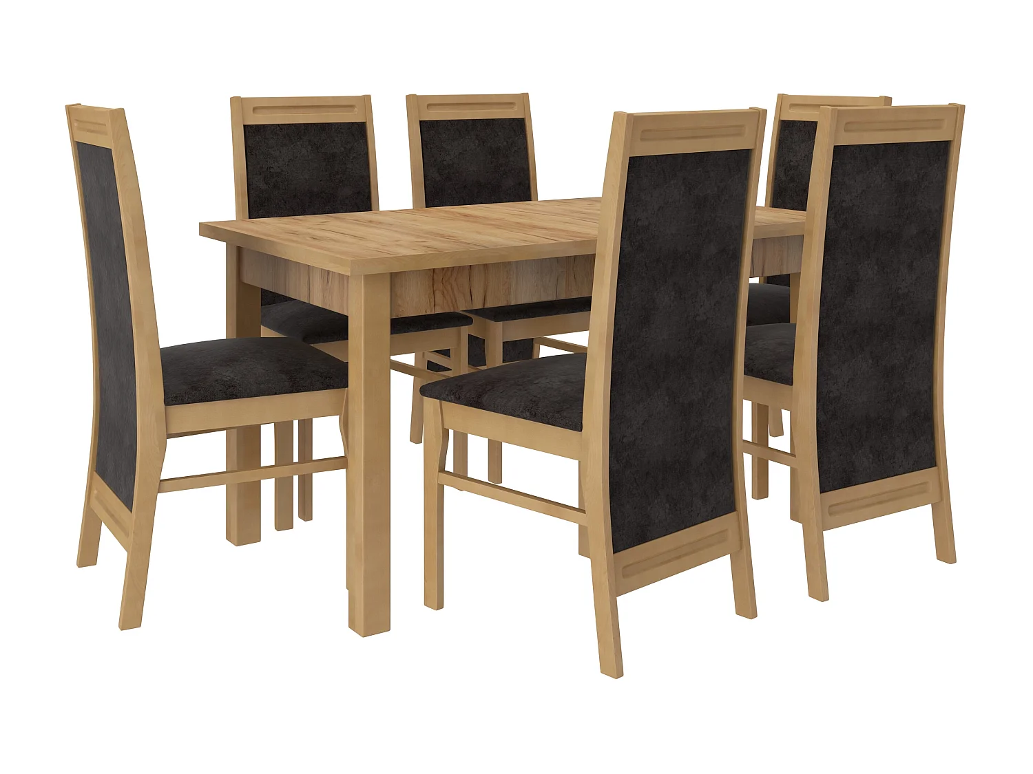 Table extensible 140-180cm en bois de hêtre Komba