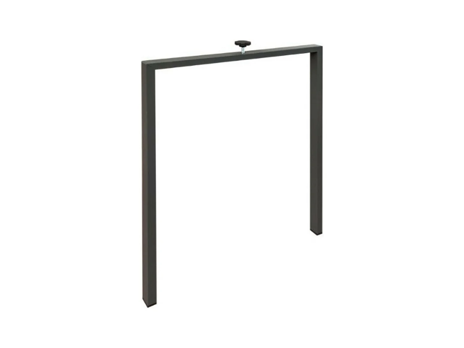 Table à manger extensible Karry evolution-Couleur Gris ciment-2 pieds-120 à 380cm