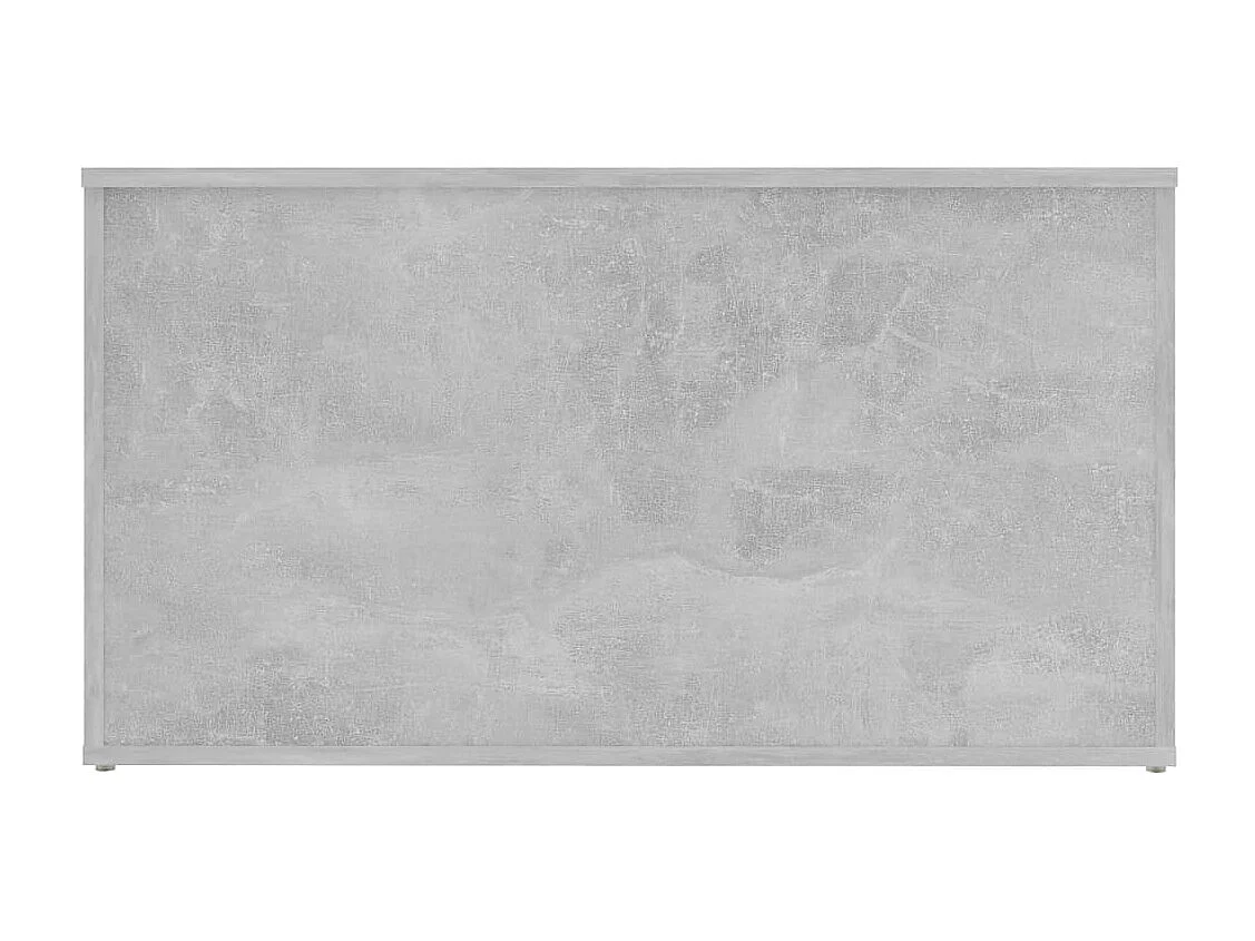 Opbergkist 84x42x46 cm bewerkt hout betongrijs