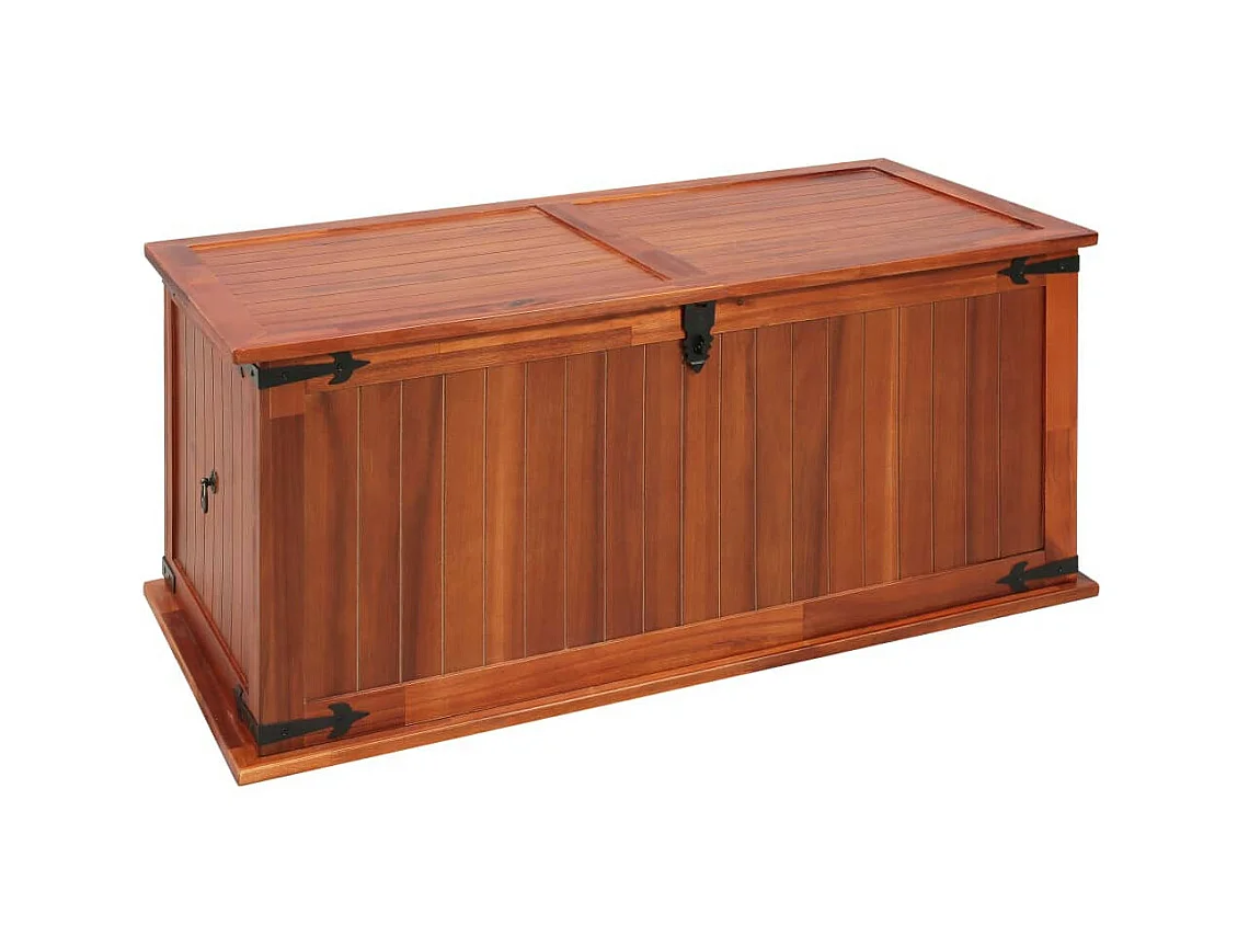 Coffre de rangement 79x34x32 Bois d'acacia solide