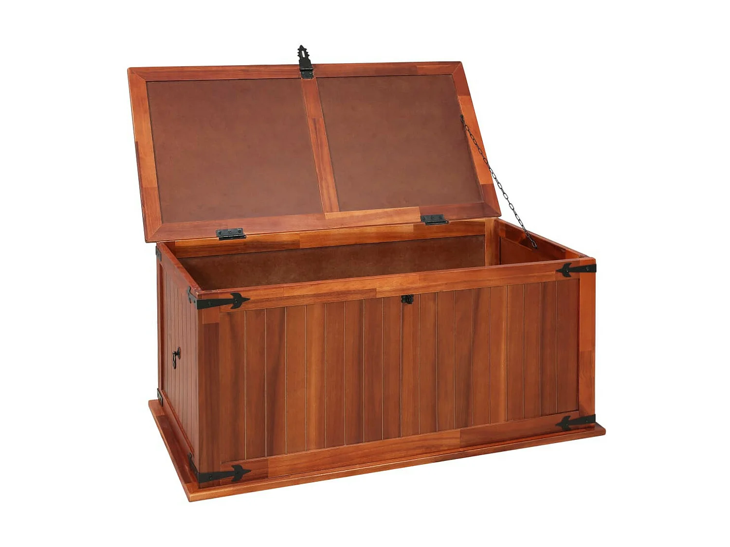 Coffre de rangement 79x34x32 Bois d'acacia solide