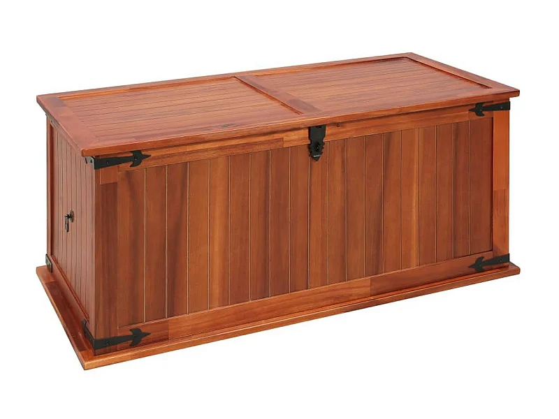 Coffre de rangement 79x34x32 Bois d'acacia solide