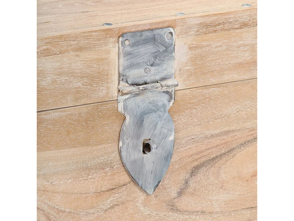 Coffre 40x40x40 Bois d'acacia solide 2