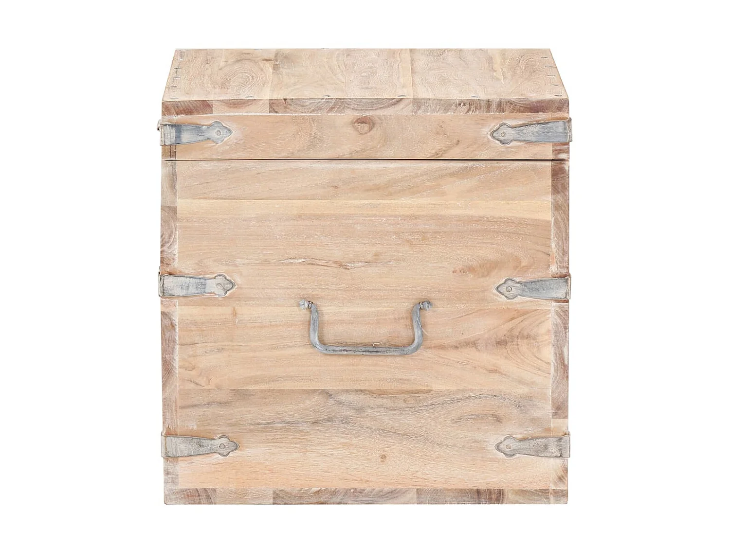 Coffre 40x40x40 Bois d'acacia solide 2