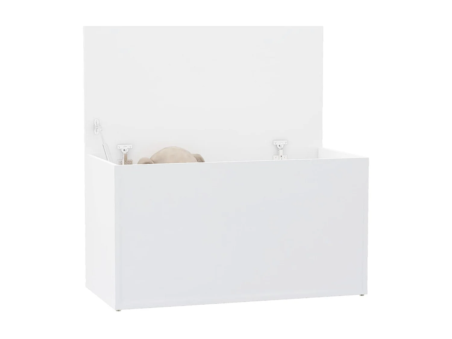 Coffre de rangement Blanc 84x42x46