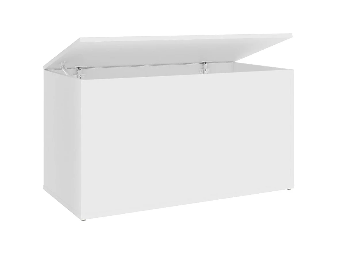 Coffre de rangement Blanc 84x42x46