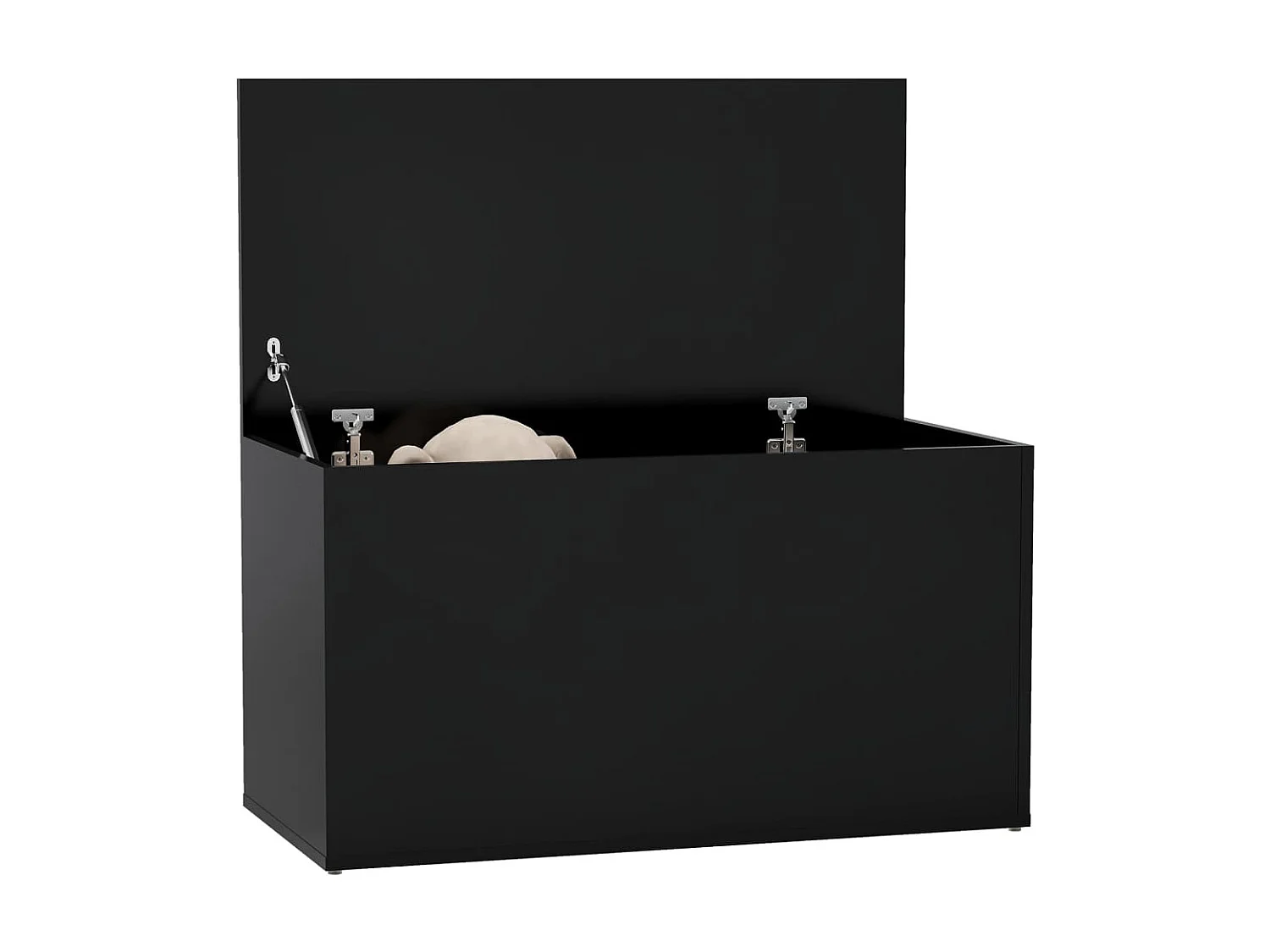 Coffre de rangement Noir 84x42x46
