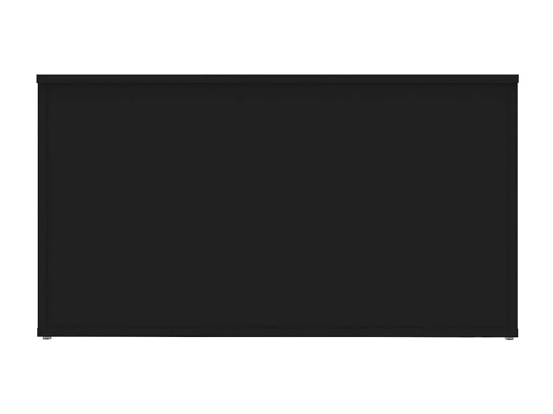 Coffre de rangement Noir 84x42x46