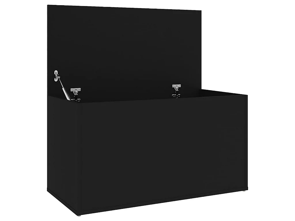 Coffre de rangement Noir 84x42x46