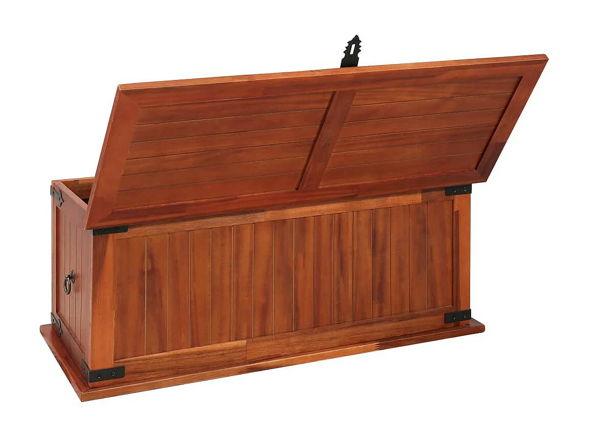 Opbergkist 90x45x40 cm massief acaciahout