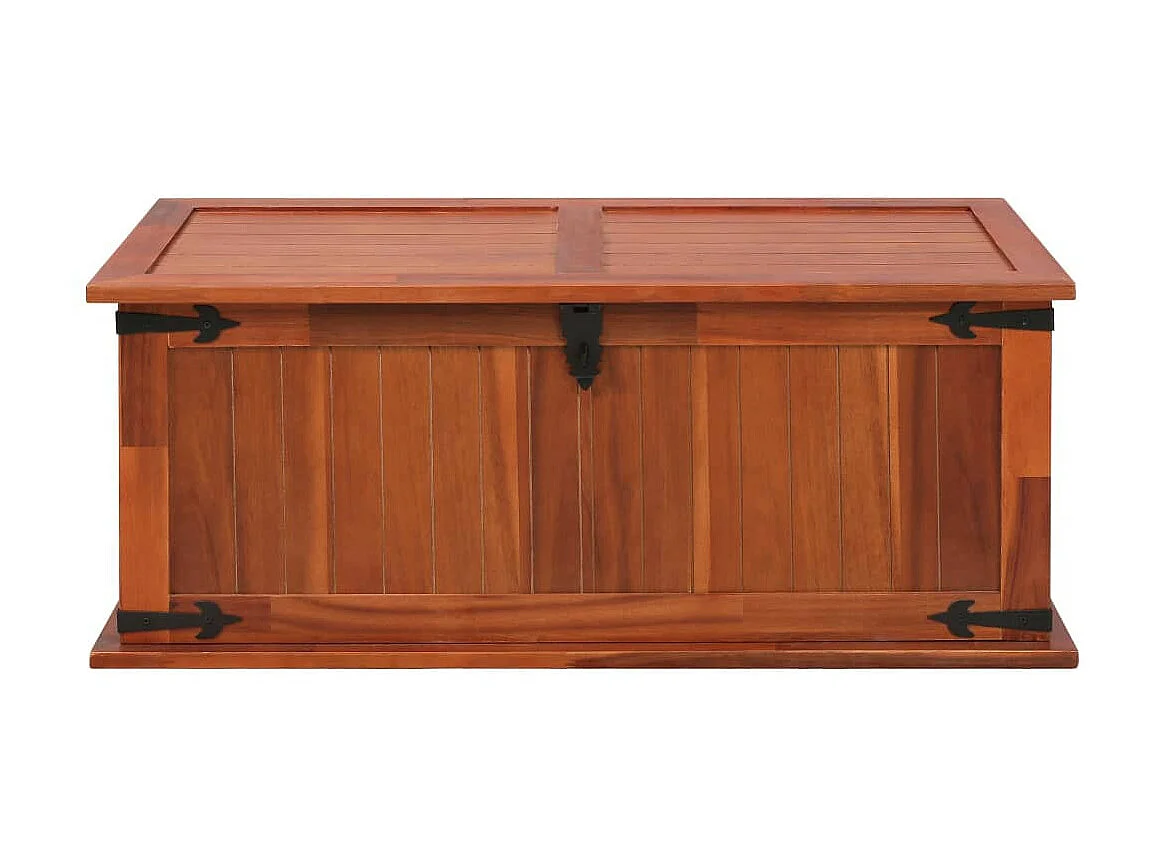 Coffre de rangement 90x45x40 Bois d'acacia solide