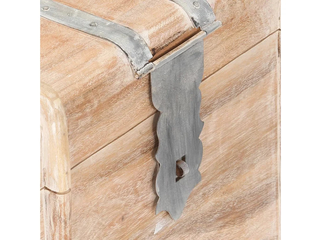 Coffre de rangement 90x40x40 Bois d'acacia solide 2