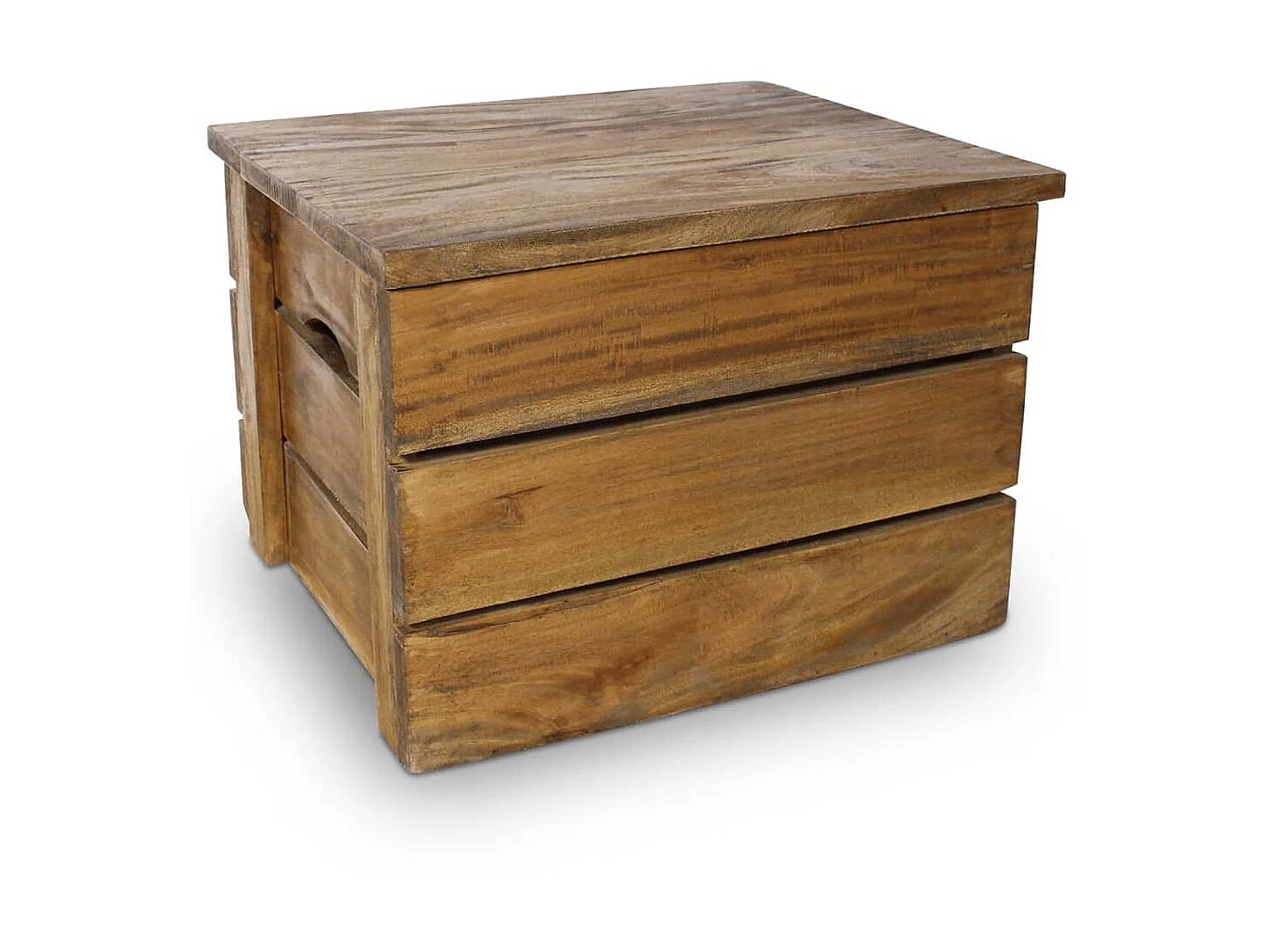 Jeu de caisse de rangement 2 pcs Bois de récupération massif