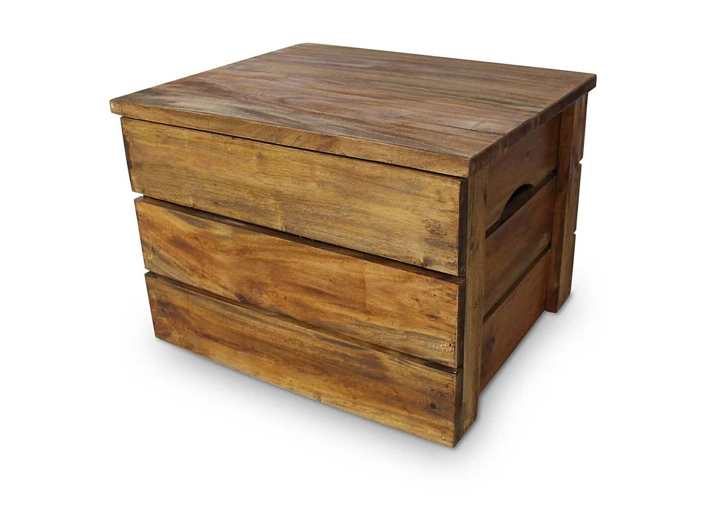 Jeu de caisse de rangement 2 pcs Bois de récupération massif
