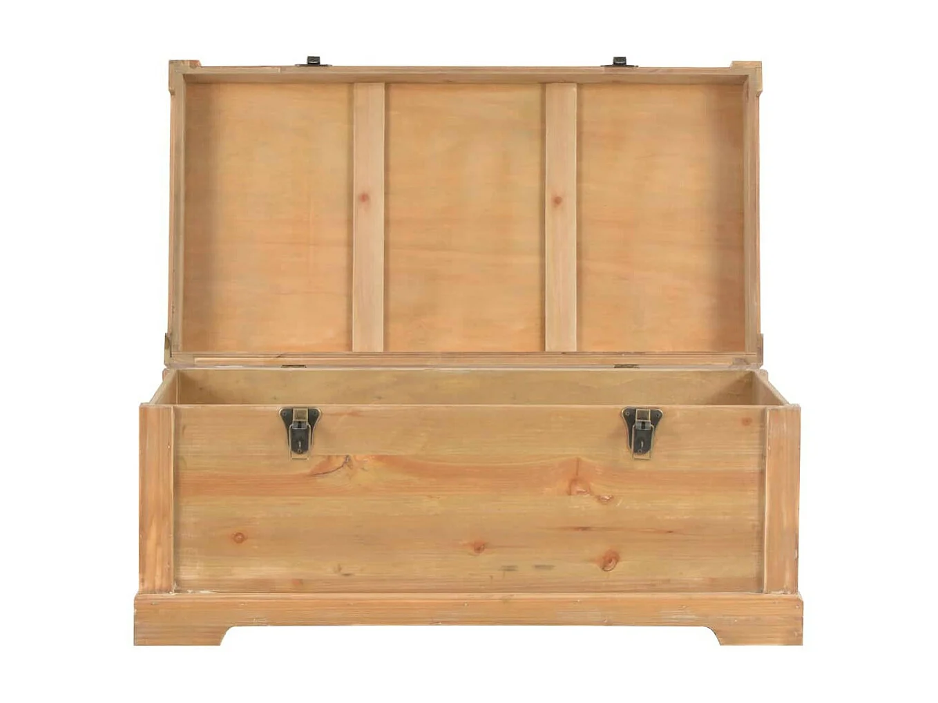 Coffre de rangement avec coussin 80x40x40 MDF