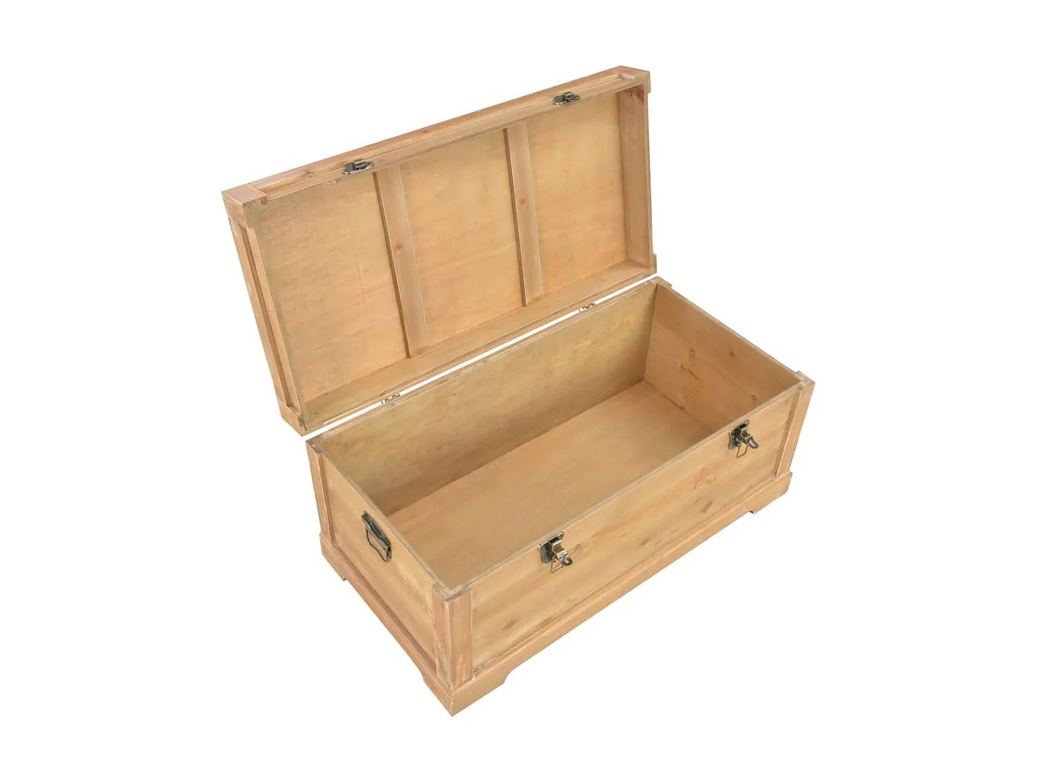 Coffre de rangement avec coussin 80x40x40 MDF