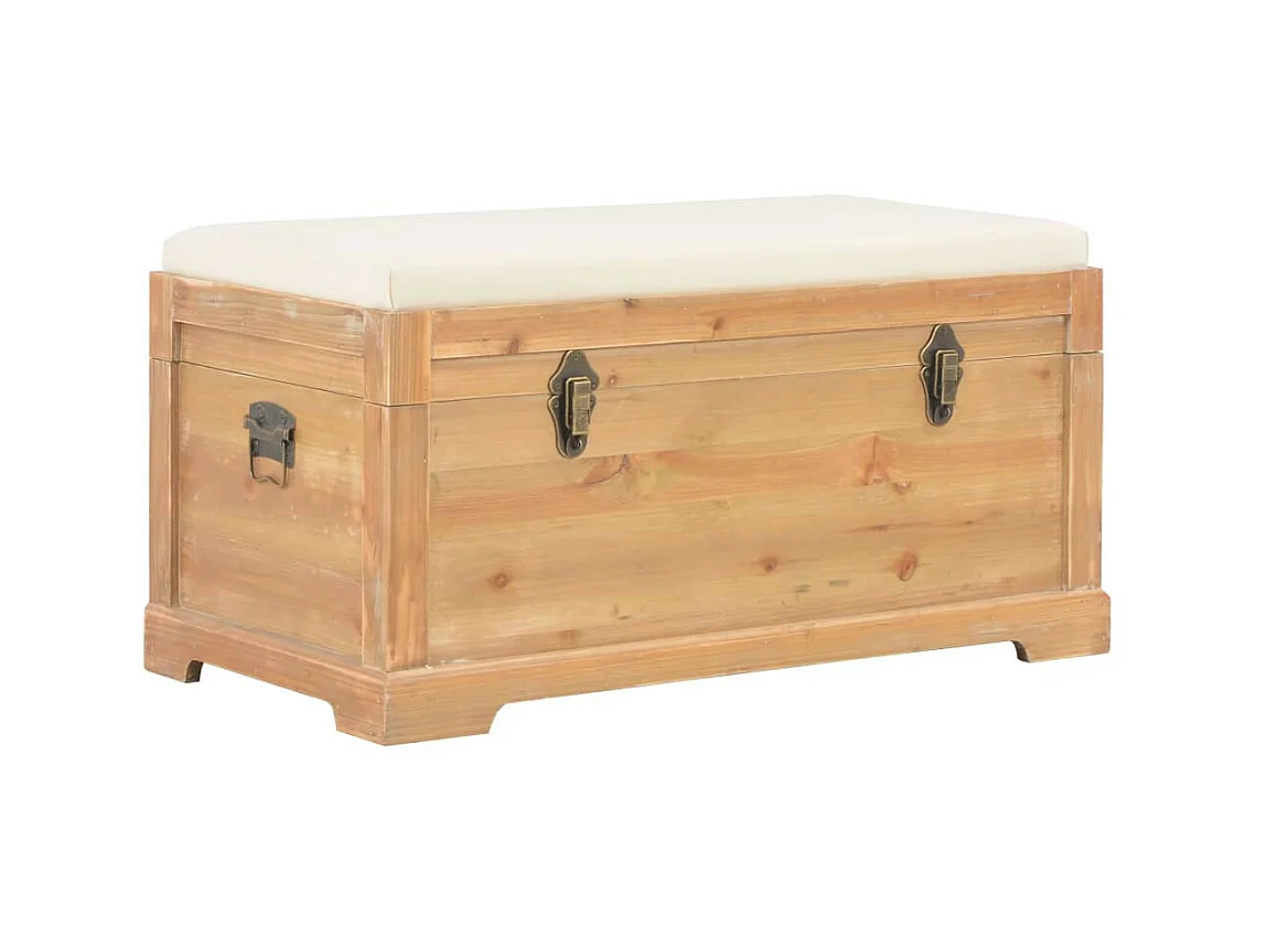 Opslagkist met kussen 80x40x40 cm MDF