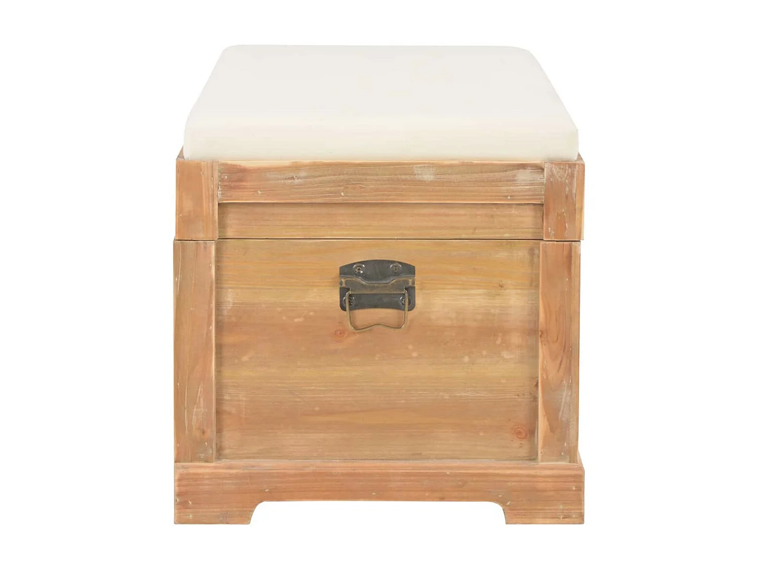 Coffre de rangement avec coussin 80x40x40 MDF