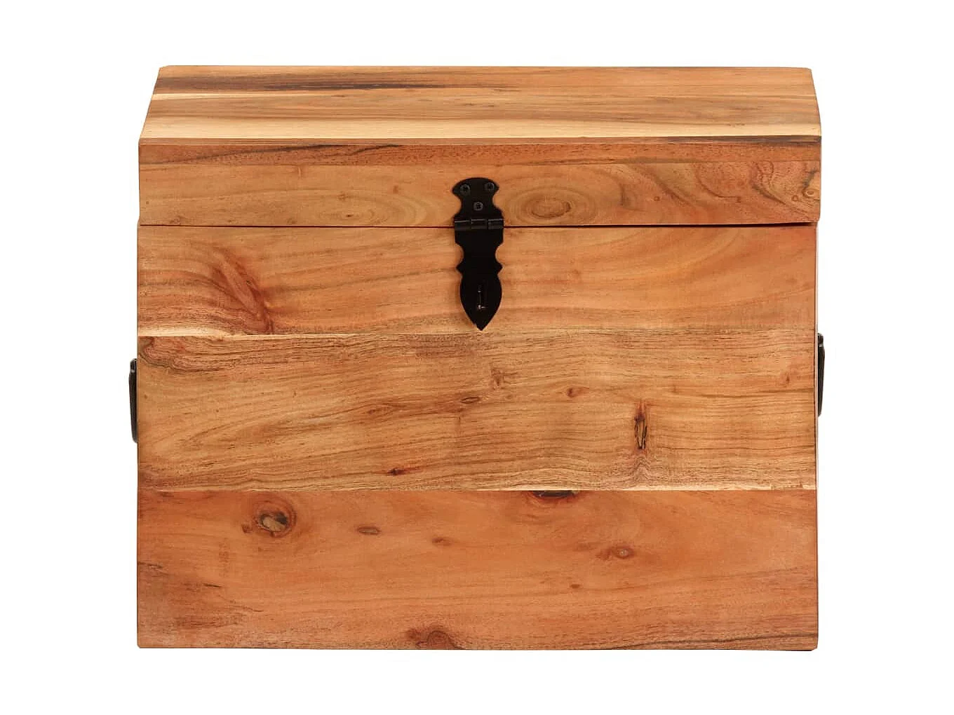 Boîte de rangement 39x28x31 Bois massif d'acacia