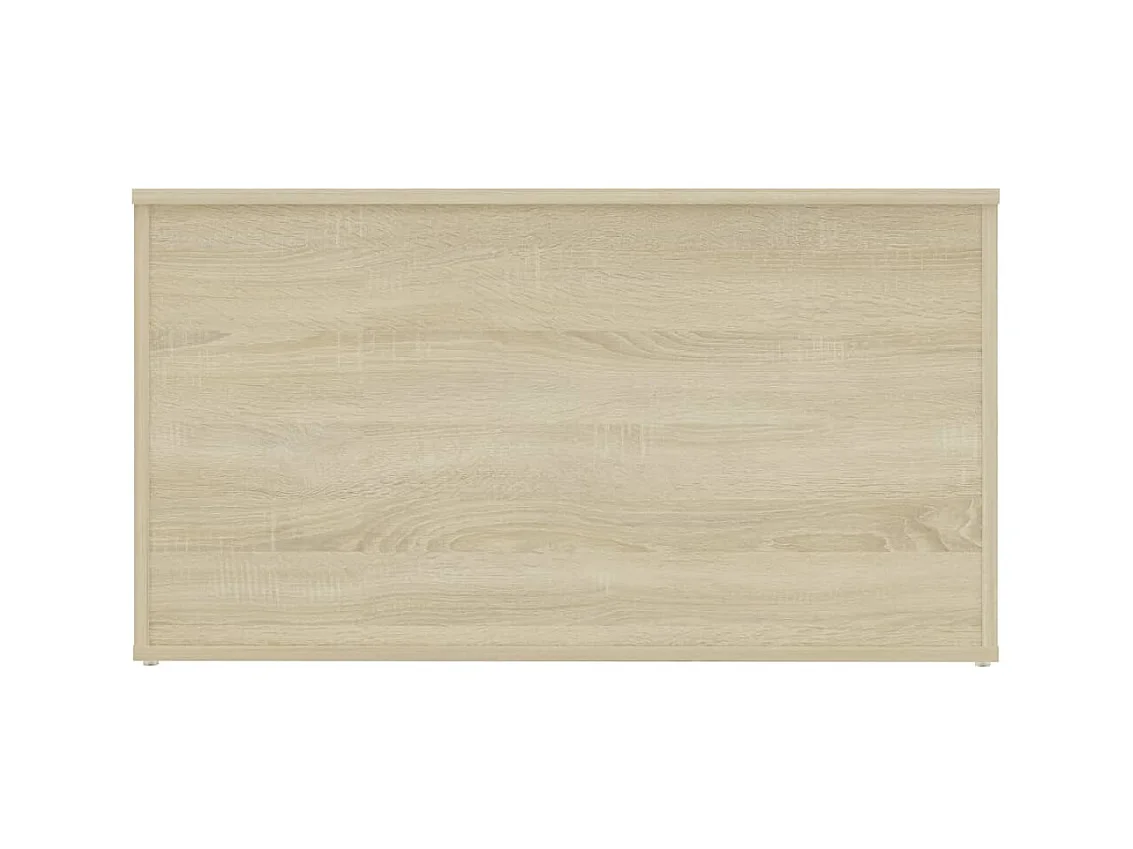 Opbergkist 84x42x46 cm bewerkt hout sonoma eikenkleurig