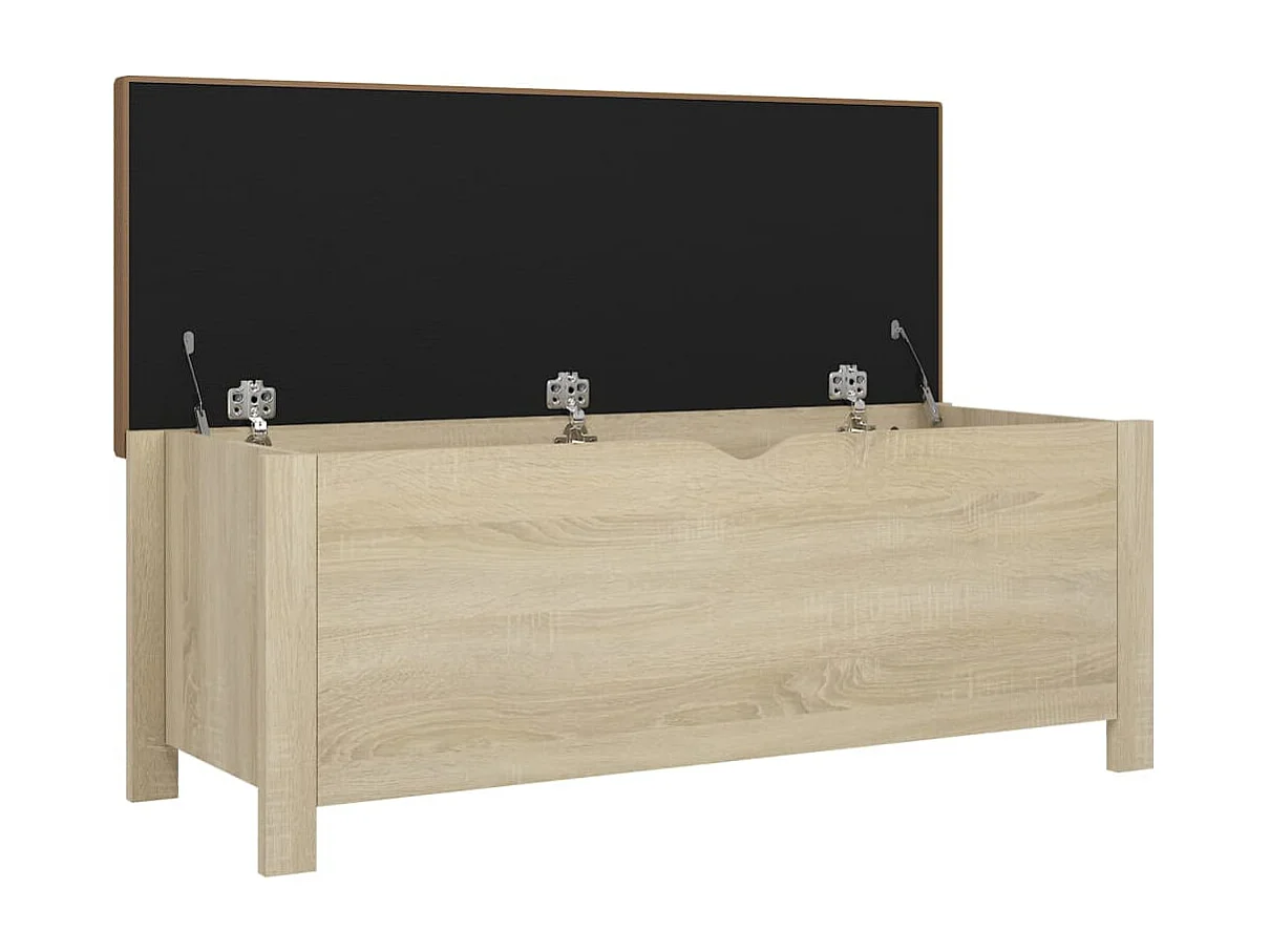 Boîte de rangement coussin Chêne sonoma 105x40x45