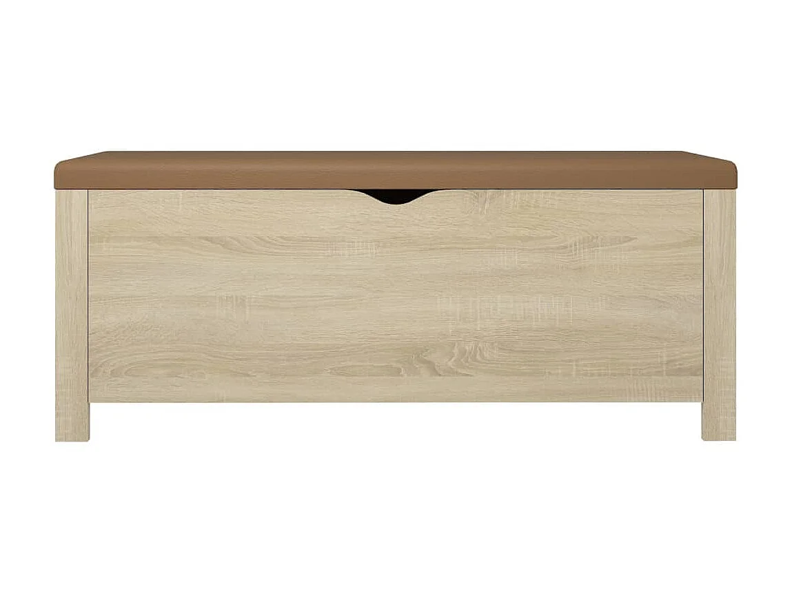 Boîte de rangement coussin Chêne sonoma 105x40x45