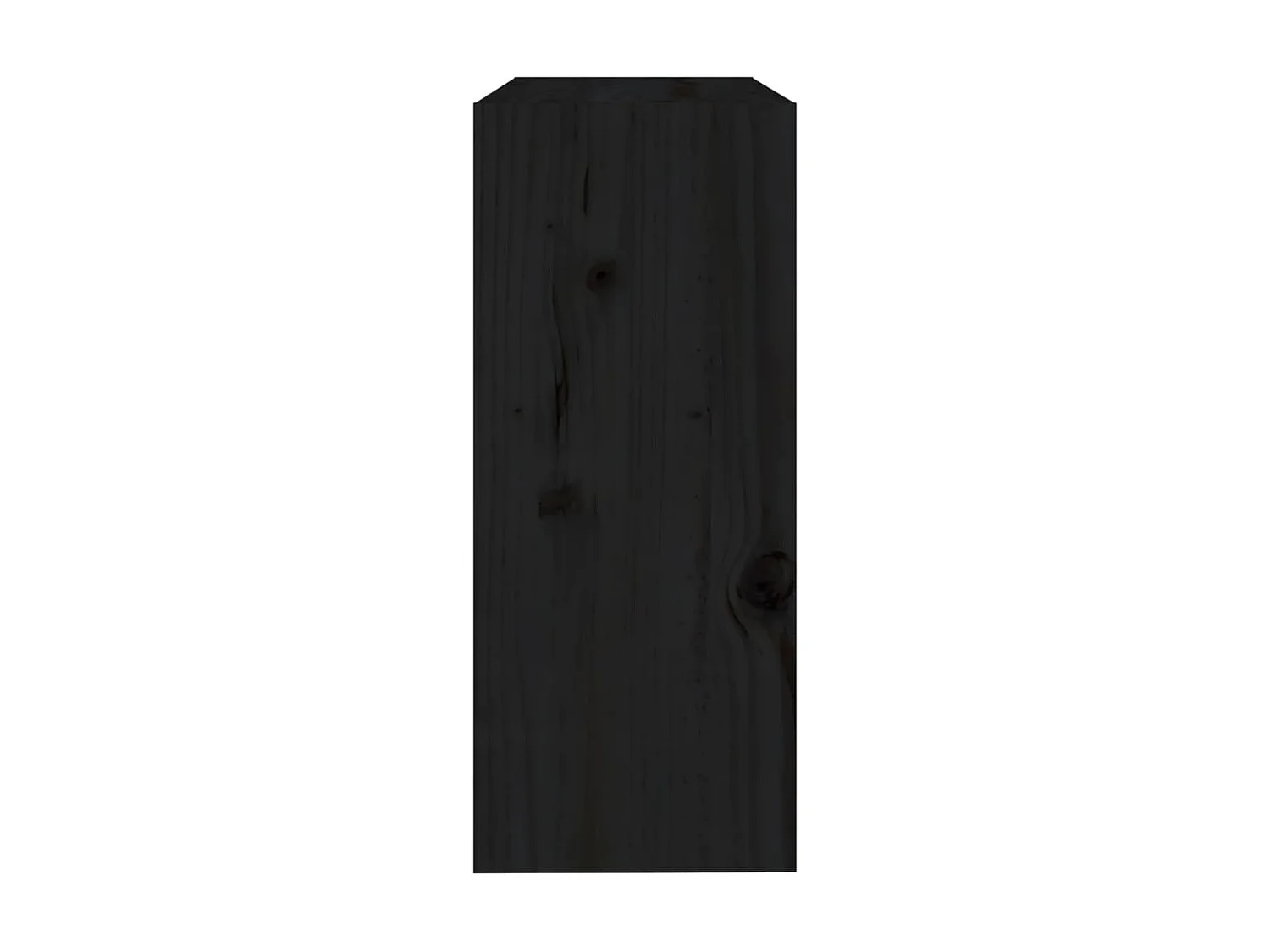 Estantería/divisor de espacios madera pino negro 60x30x71,5 cm