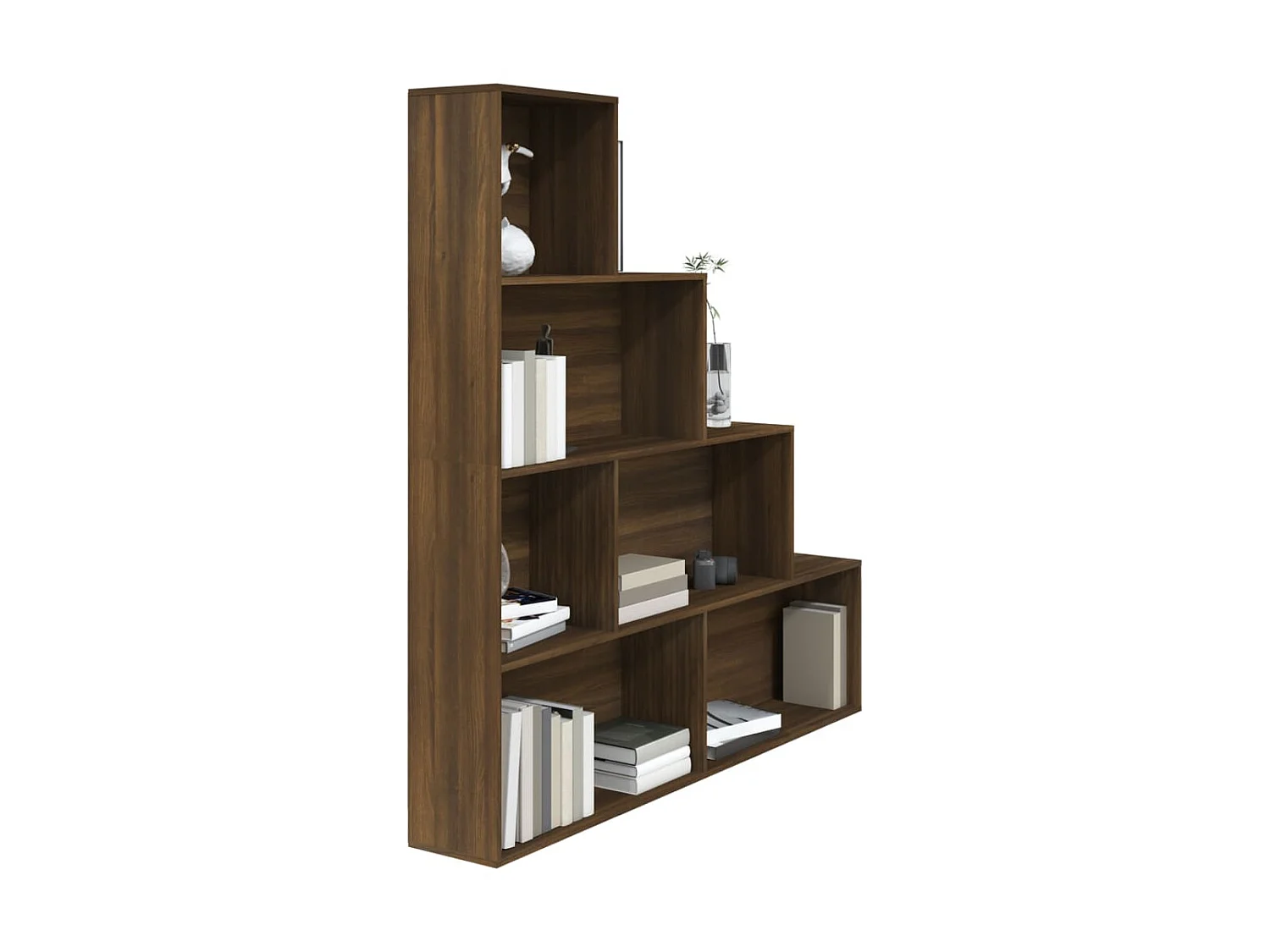 Armoire à livres Chêne marron 155x24x160