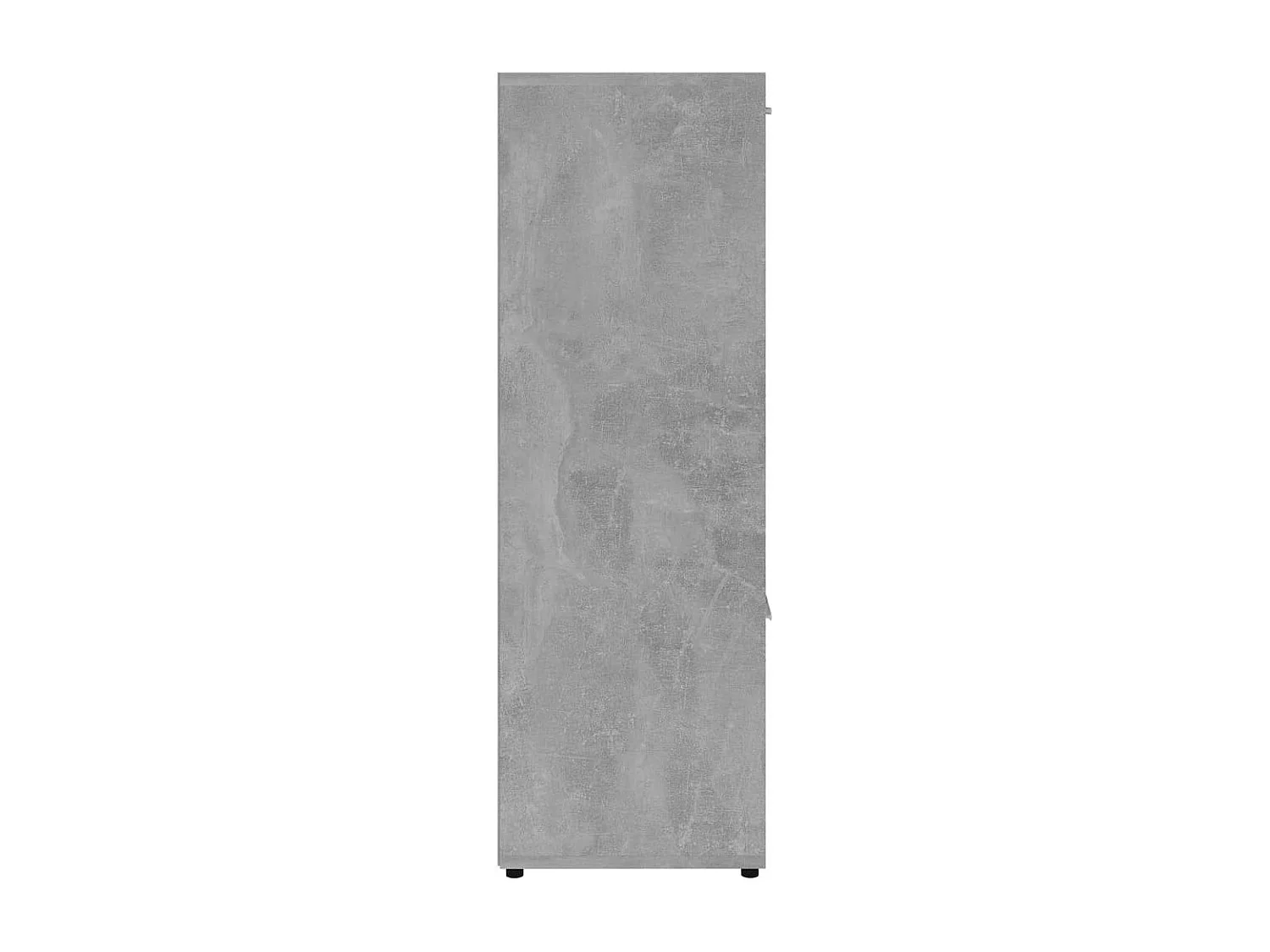 Bibliothèque étagère en bois Lozka 98cm - 4 niches 5 portes-Gris béton