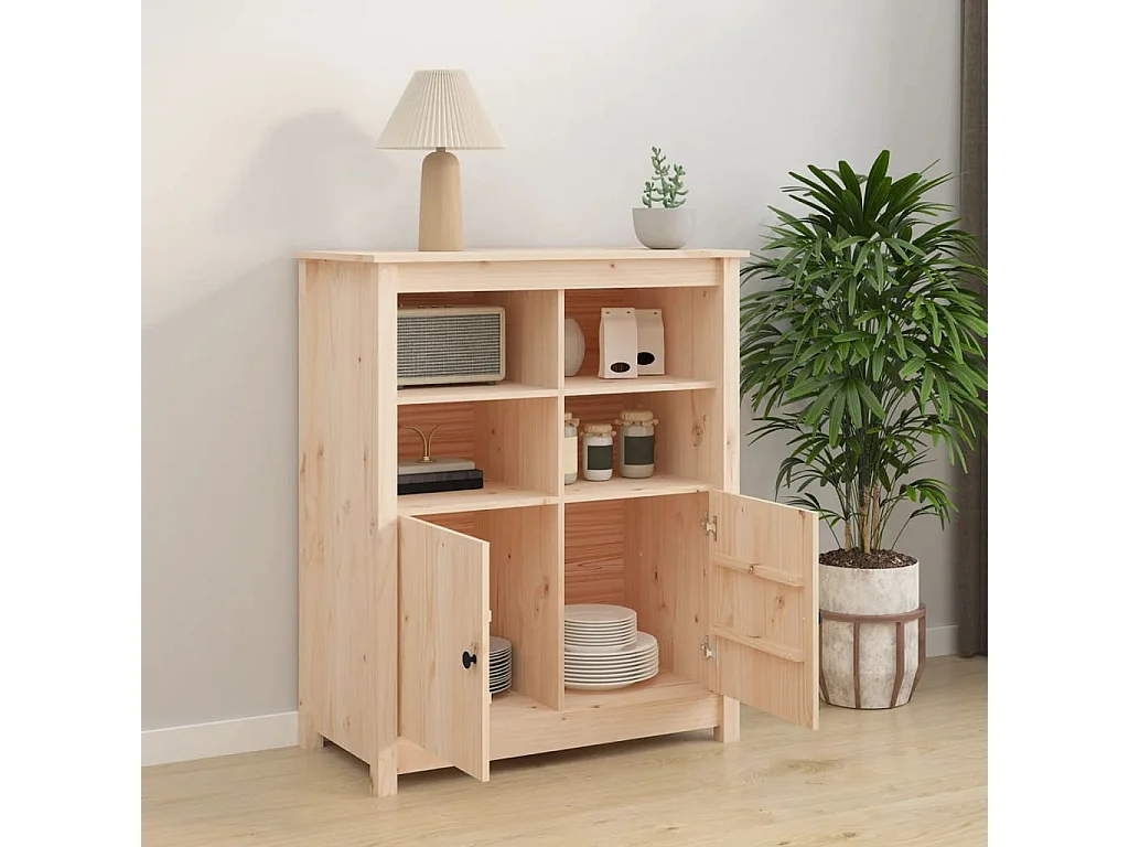 Buffet 83x41,5x100 Bois massif de pin