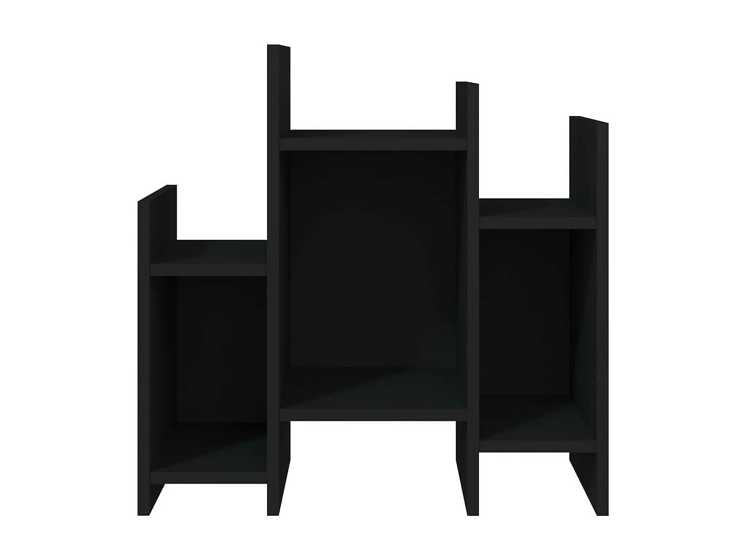 Petite bibliothèque Noir 60x26x60