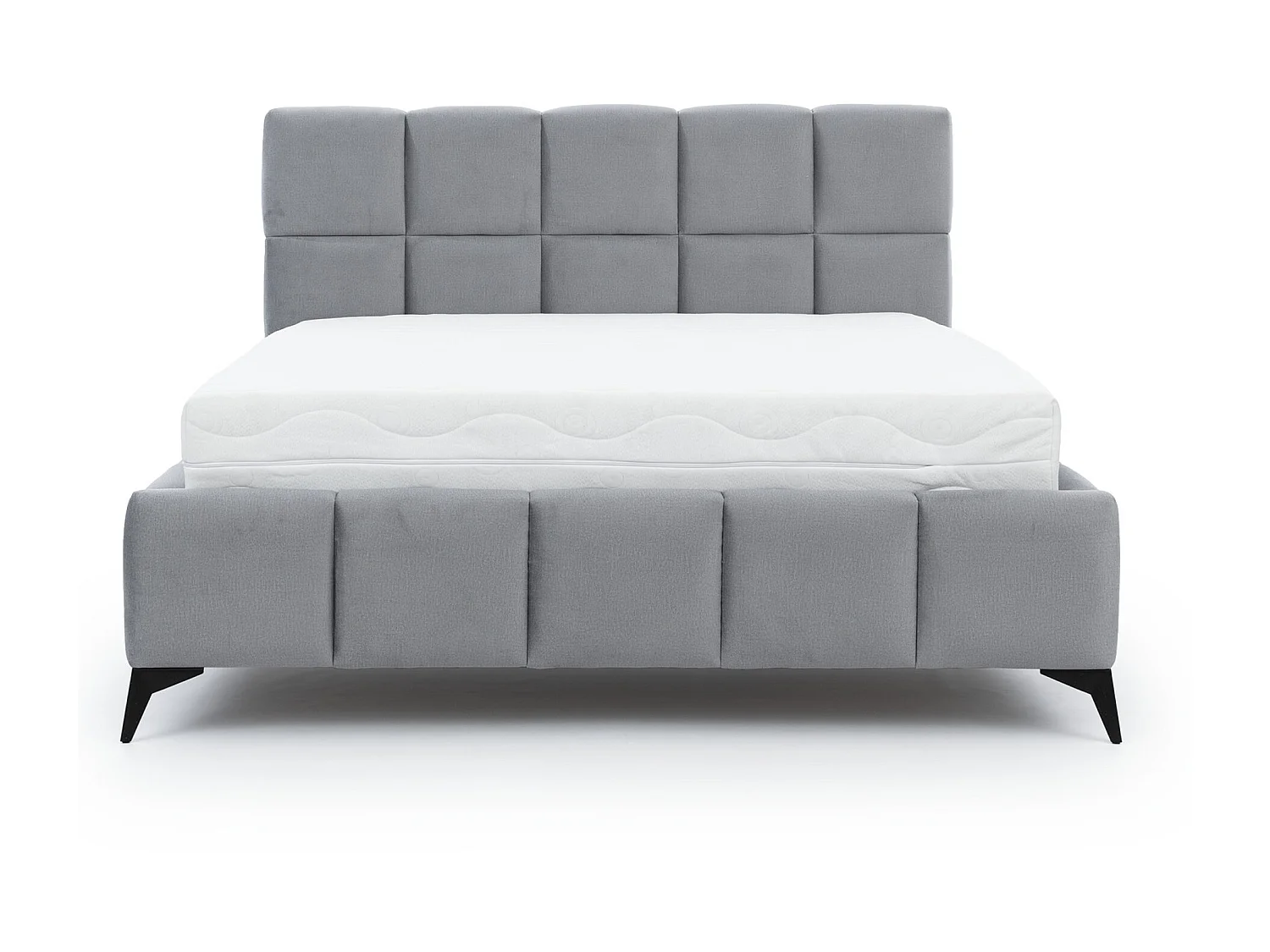 Mister luxe gewatteerd fluwelen opbergbed-Kleur Olijfgroen-Slapen 180x200cm