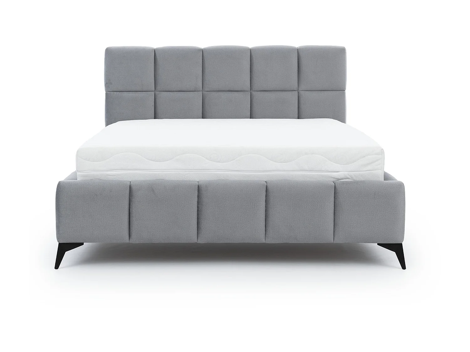 Lit coffre de luxe velours capitonné Mister-Couleur Rose poudré-180x200