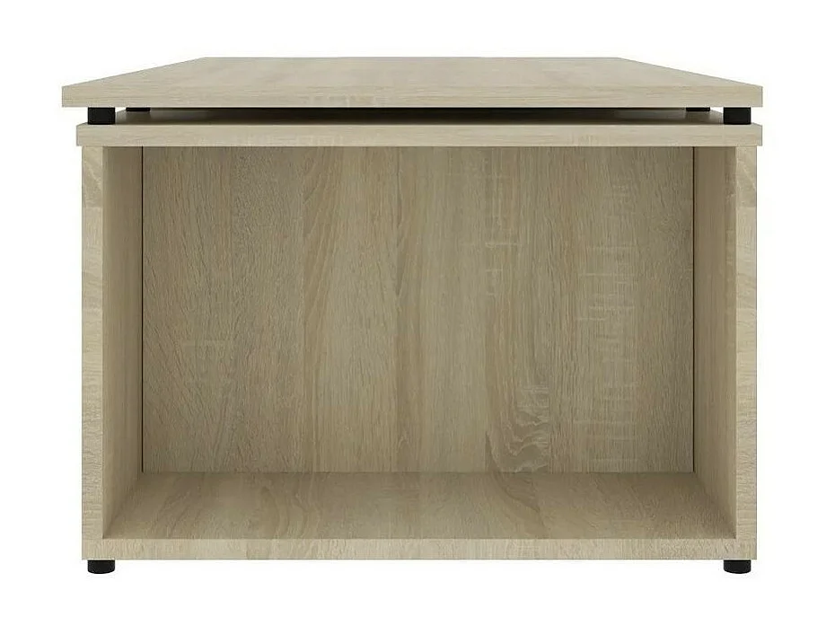 Table basse modulable bois chêne sonoma clair Etif
