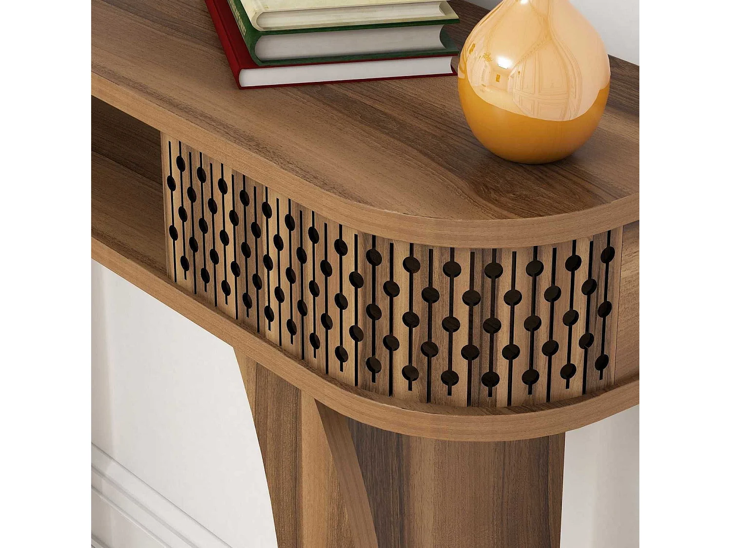 Sideboard aus Walnuss – 105 cm x 85 cm x 30 cm – melaminbeschichtet