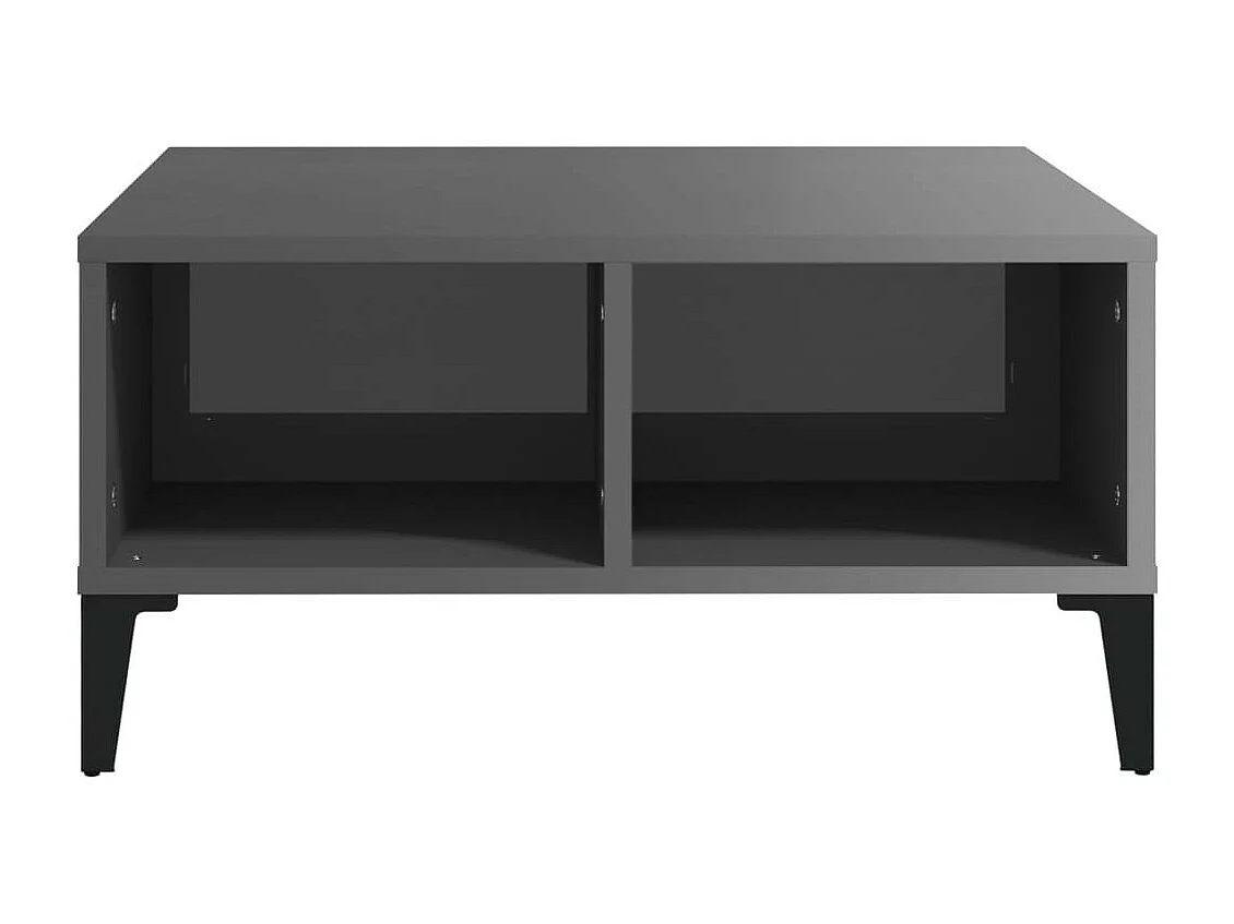 Table basse Gris brillant 60x60x30 2